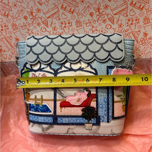 Vendula London Posh Paws Spa Flap crossbody and zipper wallet - Picture 12 of 16